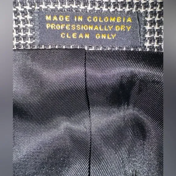 Vintage Lana Moda Collection By Peter Derano Mens Blazer Size 40S - Picture 6 of 14